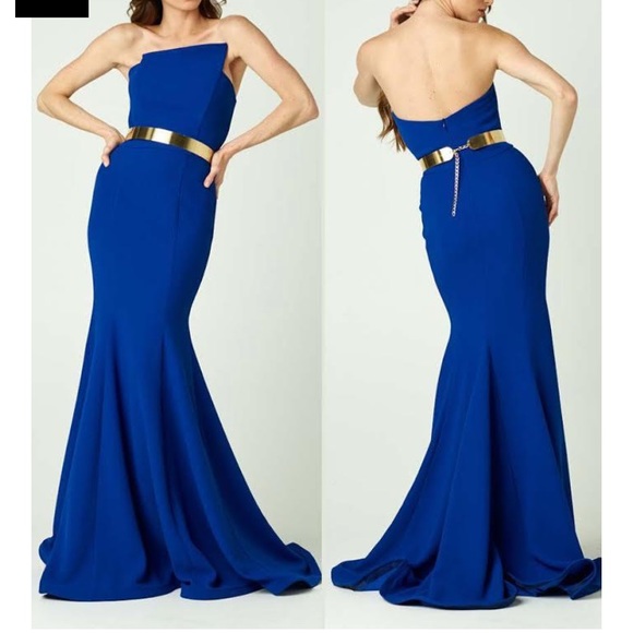 Nicole Bakti Aida Dresses & Skirts - Nicole Bakti Aida Cobalt Blue Mermaid Dress